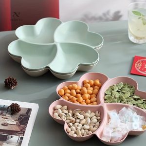 Lot de 4 assiettes multifonctions pour bonbons
