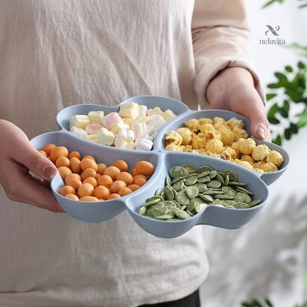 Accessoire de réception : assiettes à compartiment