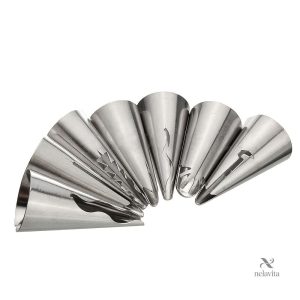 Douilles en inox pour décorer gâteaux et desserts