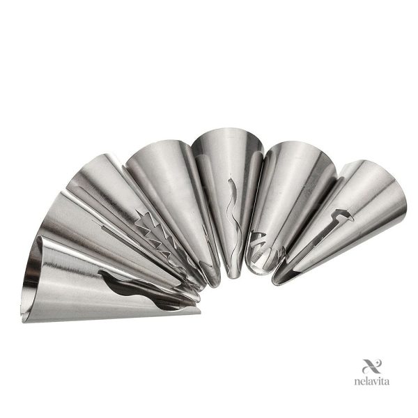 Douilles en inox pour décorer gâteaux et desserts