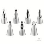 Lot de douilles inox - décoration facile des pâtisseries