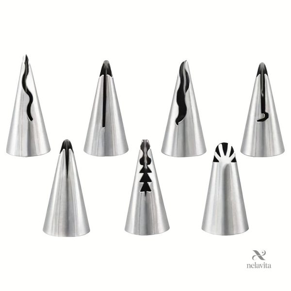 Lot de douilles inox - décoration facile des pâtisseries