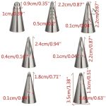 Variété de formes avec 7 douilles en inox