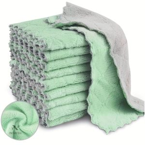 Chiffons microfibres épaissis absorbants et lavables