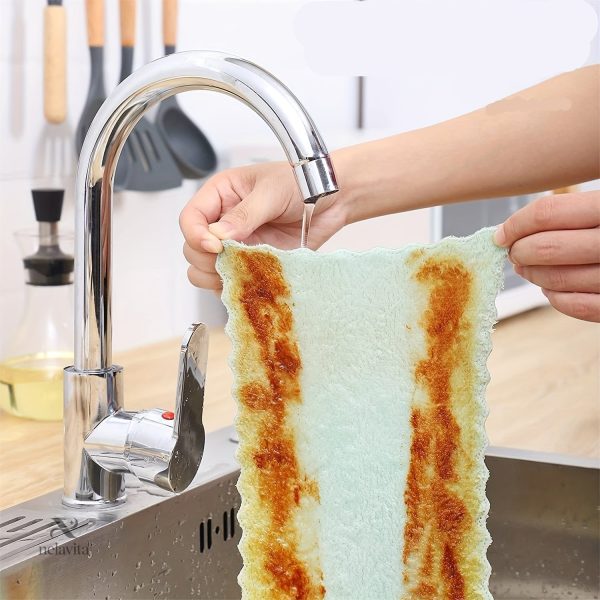 Chiffons de table en microfibres, lot pratique et réutilisable