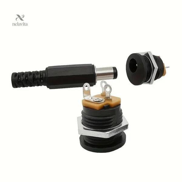Connecteurs DC pour systèmes CCTV, 10 pièces incluses