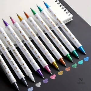 Stylos colorés à paillettes pour personnaliser vos projets