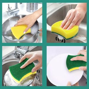 Éponges de cuisine efficaces pour surfaces délicates