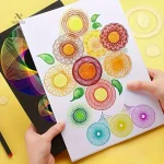 Crayons métalliques pour coloriage créatif