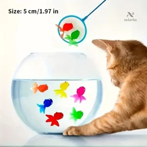 Lot de 12 poissons colorés pour jeux aquatiques d'enfants
