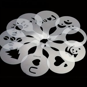 Accessoires de décoration pour mousse de lait