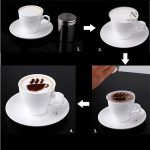 Lot de pochoirs pour personnaliser vos boissons