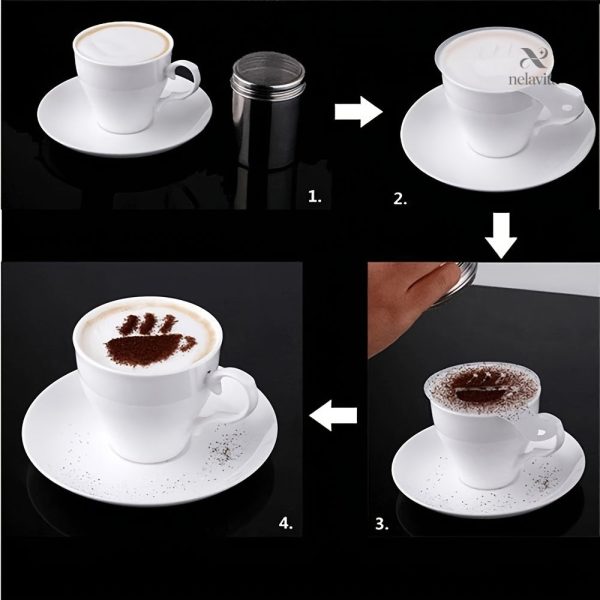 Lot de pochoirs pour personnaliser vos boissons