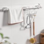 Lot de 8 supports adhésifs pour une installation sans perçage