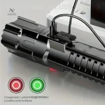 Éclairage puissant et étanche avec batterie intégrée