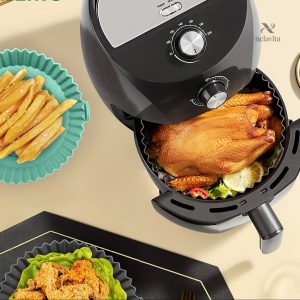 Moules réutilisables en silicone pour cuisson saine