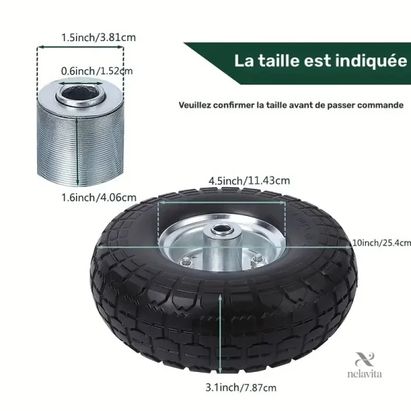 Jantes métalliques adaptées aux chariots et remorques