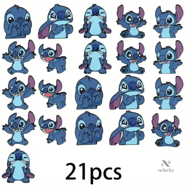 lot-de-21-broches-enfant-stitch-pins-dessin-anime-disney-5nhccl-1 Lot de 21 broches Stitch colorées pour enfants
