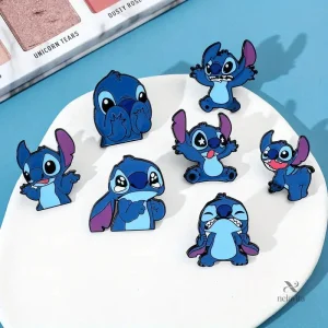 Broches enfant Stitch, assortiment de 21 pièces