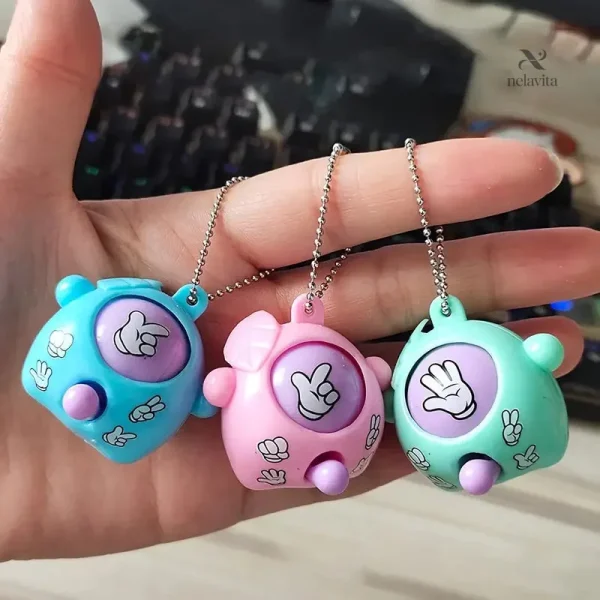 Porte-clés colorés pour enfants, parfaits pour les activités ludiques