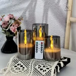 Bougies d'ambiance élégantes pour la maison