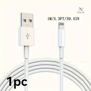 Lot de 3 Câbles Lightning USB – Charge Rapide iPhone/iPad – Longueur Standard et Connecteurs Renforcés