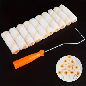 Lot de 3 rouleaux mousse peinture pour retouches précises