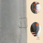 Accessoires de salle de bain : clips rideau de douche, 4 en 1