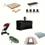 Sacs de rangement noirs, idéaux pour le voyage et le déménagement