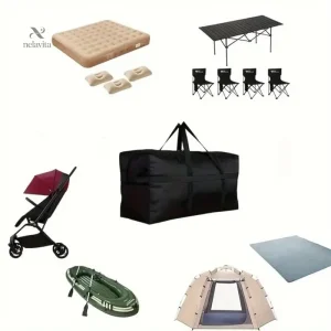 Sacs de rangement noirs, idéaux pour le voyage et le déménagement