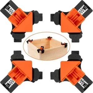 Outil de serrage 90° pour assemblage de projets en bois