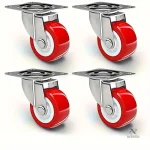 Roulettes pivotantes robustes avec roues en PU pour meubles