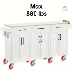 Lot de roulettes pour bureaux et ateliers, design durable