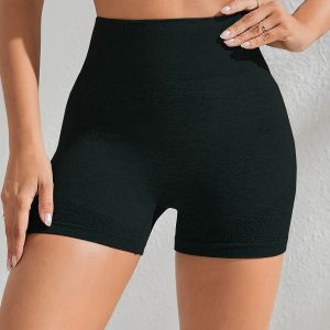 Short gainant taille haute pour un effet push-up décontracté