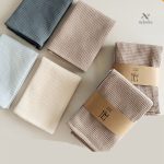 Torchons Nid d'Abeille - Lot de 4 Épais et Absorbants