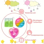Jouets colorés en silicone pour stimuler les sens des enfants