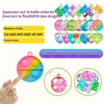 Porte-clés amusants Pop It – Idéal pour les jeux et la relaxation