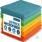 Lot de serviettes microfibre - pratique et coloré