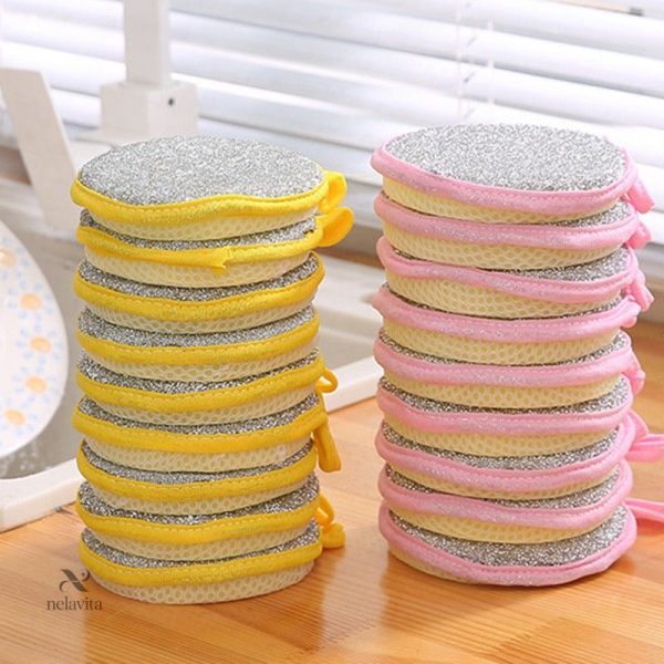 Éponges de nettoyage efficaces pour cuisine, lot de 10
