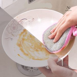 Accessoire de cuisine : éponges de nettoyage polyvalentes