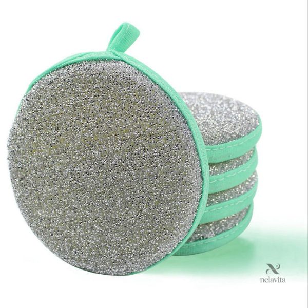 Éponges à double texture pour un lavage efficace