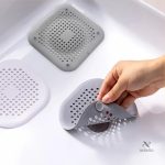 Filtres anti-cheveux en silicone pour évier et douche