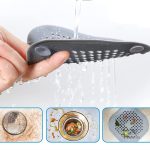 Filtres anti-cheveux en silicone pour une douche propre