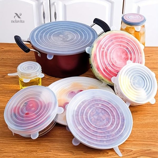 Couvercles en silicone, solution durable pour aliments