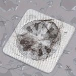 Lot de 6 filtres pour drains en nylon pratique