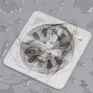 Lot de 6 filtres pour drains en nylon pratique