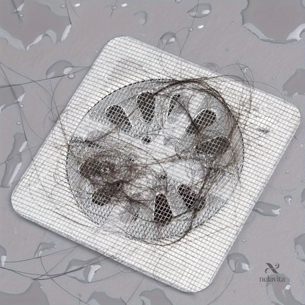 Lot de 6 filtres pour drains en nylon pratique