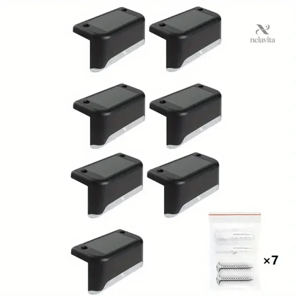 lot-de-7-lampes-solaires-led-exterieures-eclairage-etanch-kaz6jo-1 Lot de 7 lampes solaires LED pour extérieur