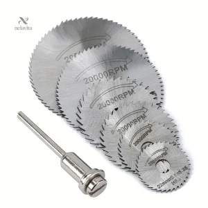 Mini lames scie circulaire HSS pour Dremel, lot de 7 pièces