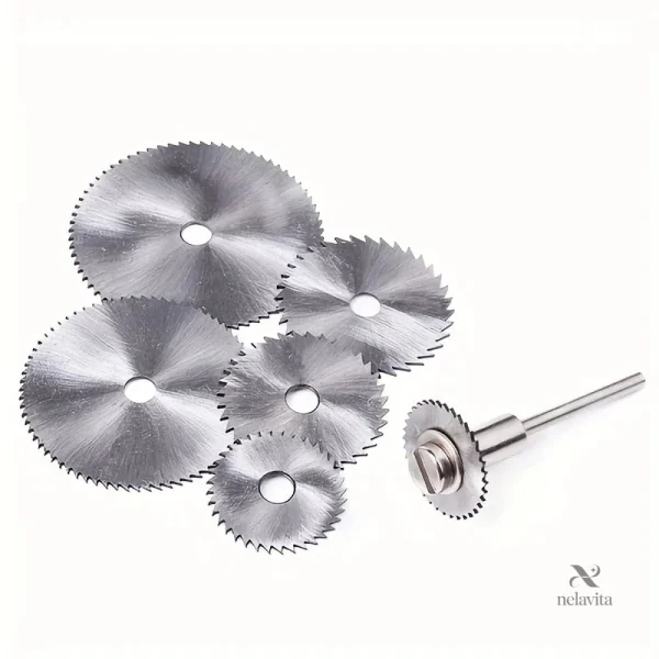 Lames pour Dremel, coupe métal, bois et plastique, ensemble 7